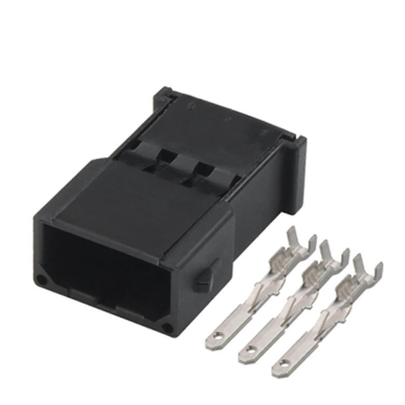 3 Pin Auto Cable Electric Connector Reading Light Socket Ruiting Store Sets 1/5/10/20/50 Universal 3-Pin
