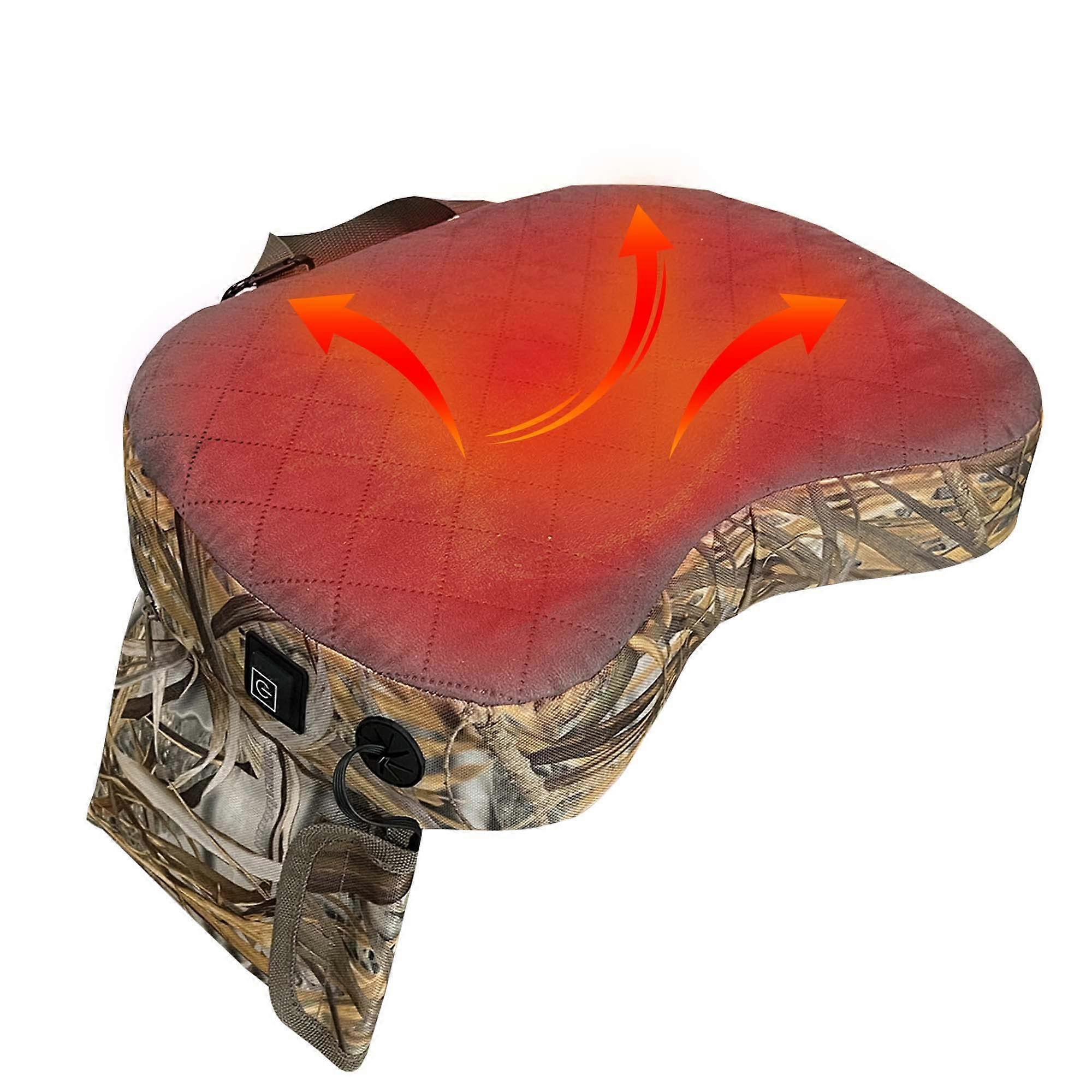 Heated Hunting Seat Cushion, Thicken Heated Seat Cushion Pad,3Gears Adjustable