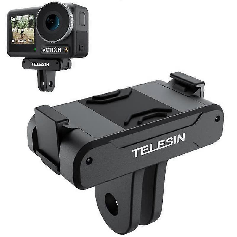 DJI Action 4/OSMO Action 3 Camera Mount, Black, Tripod Mount