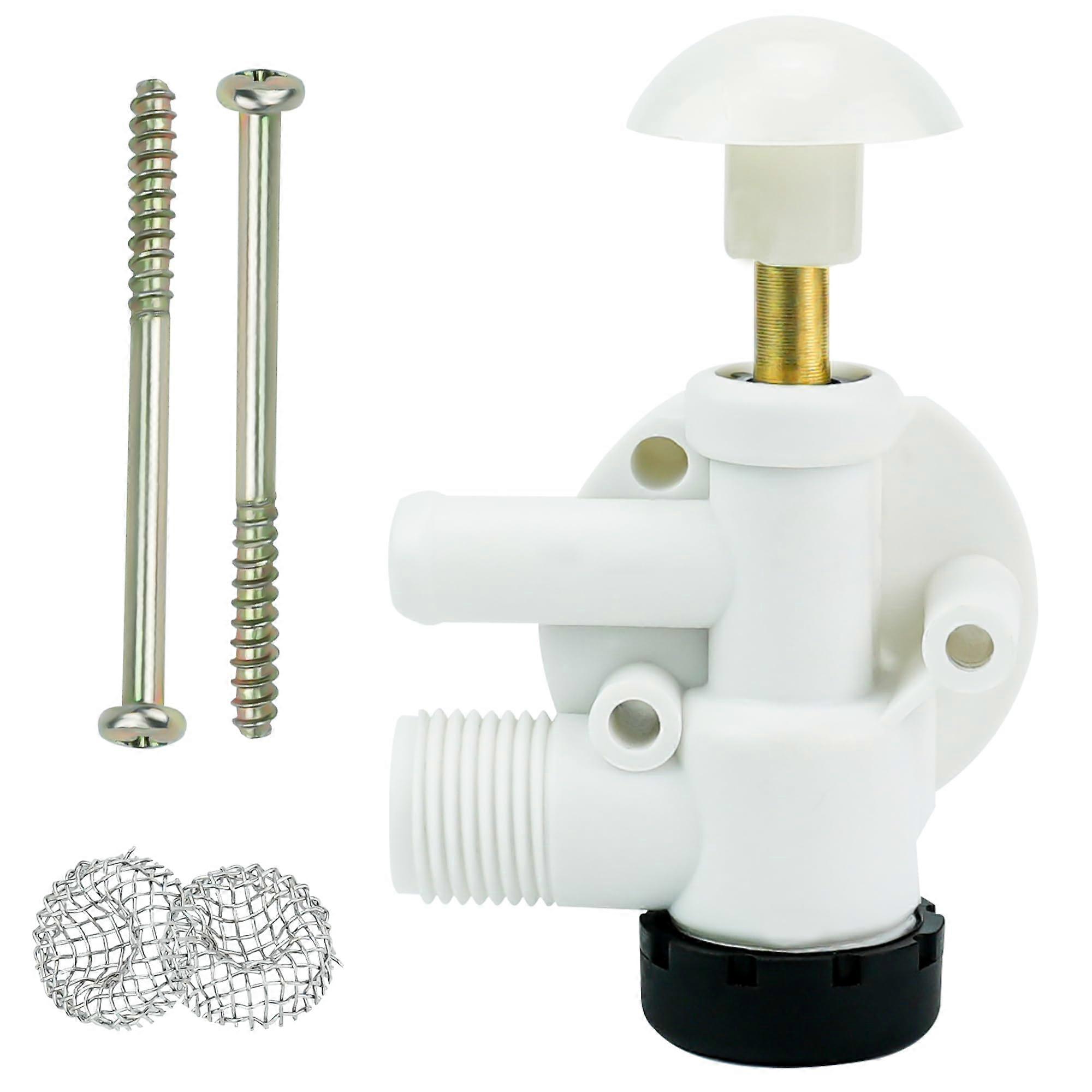 385314349 Water Valve Kit Fit for Sealand RV Toilet Parts,Work Well in Cold Conditions,Easy to Install1 Year Warranty