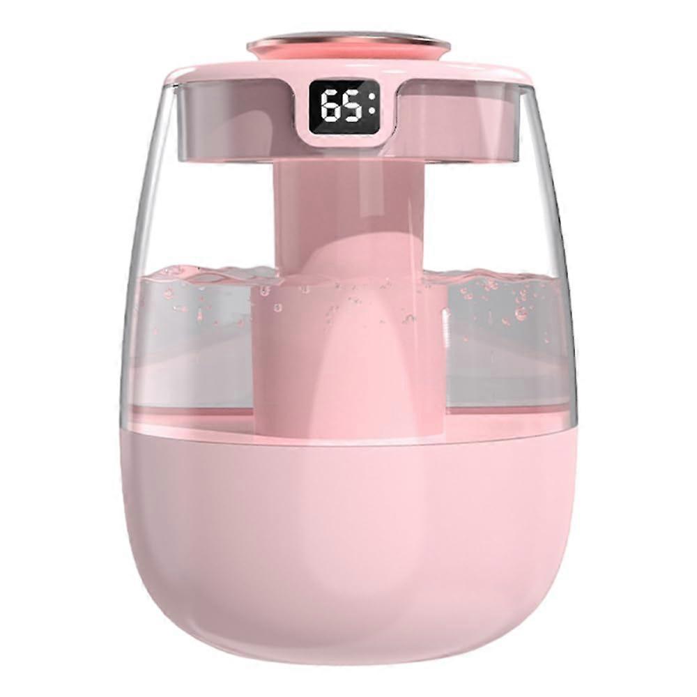 Double Spray Humidifier,1L Silent USB Digital Display Humidifier with 2 Mist Modes Night Light for Car Office Home Room
