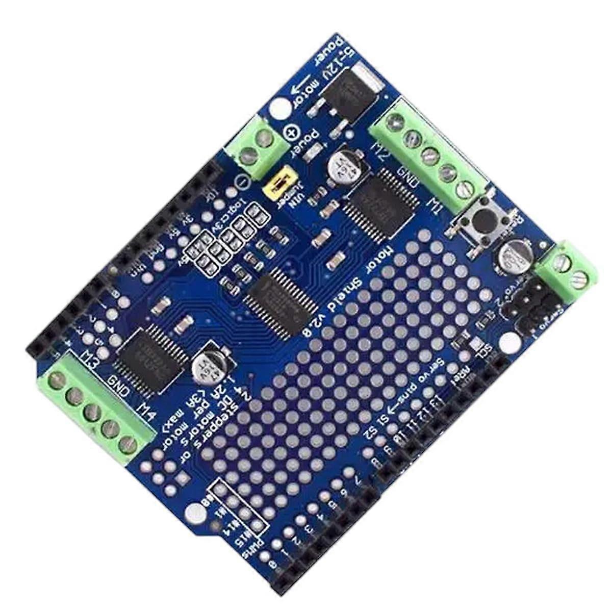 TB6612 IIC I2C PWM Driver Shield V2 for Arduino Mega R3 DC Stepper Motor Control Module Compatible with PCA9685 L293D Replacement