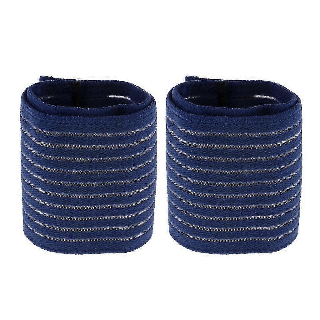Supporto per polso a compressione elastica Brace Strap Bendage Pad 40cm Nero-taglia/colore-Taglia unica:blu