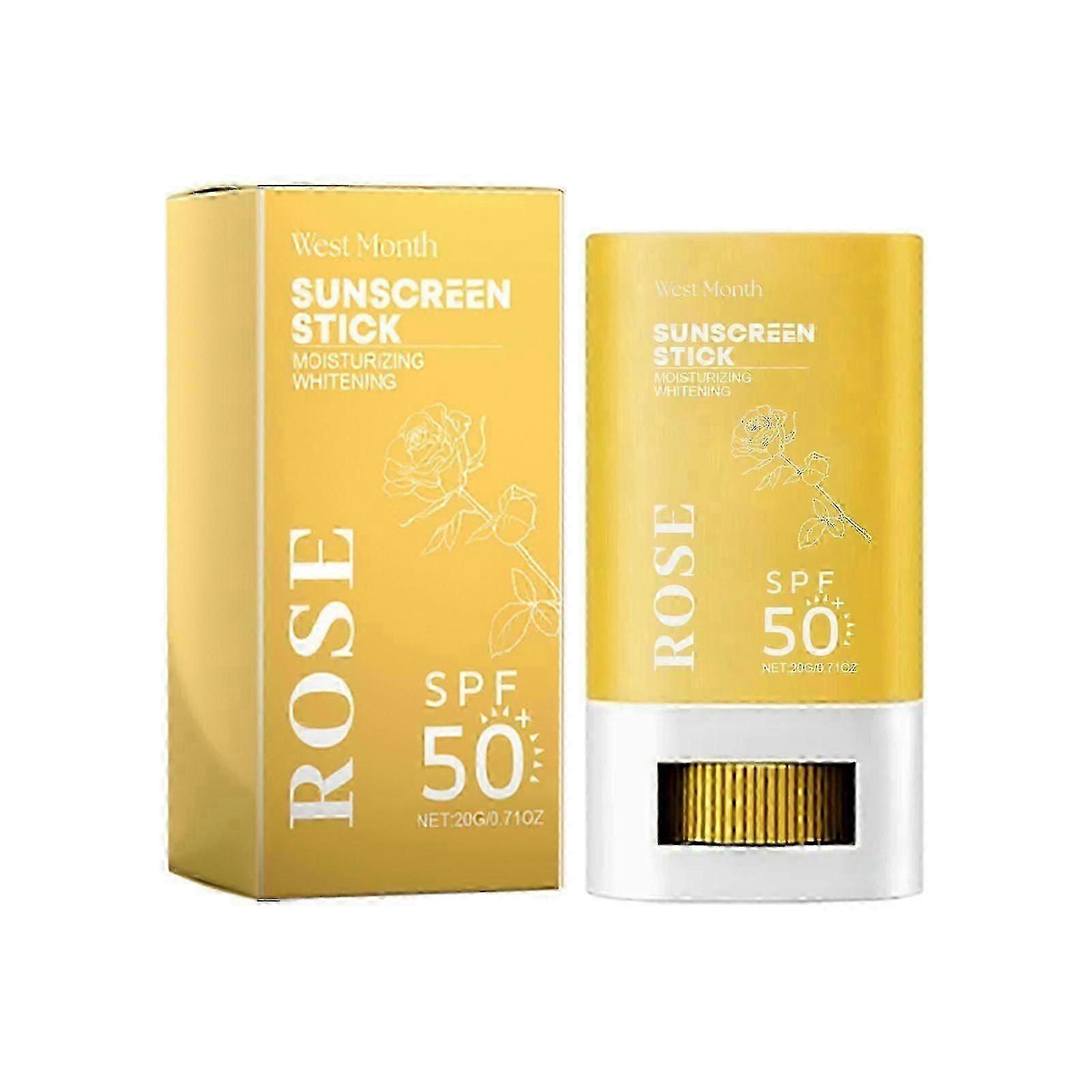 Sunscreen Stick, Refreshing Non-Greasy Concealer Moisturizing Whitening Skin Protection Cream