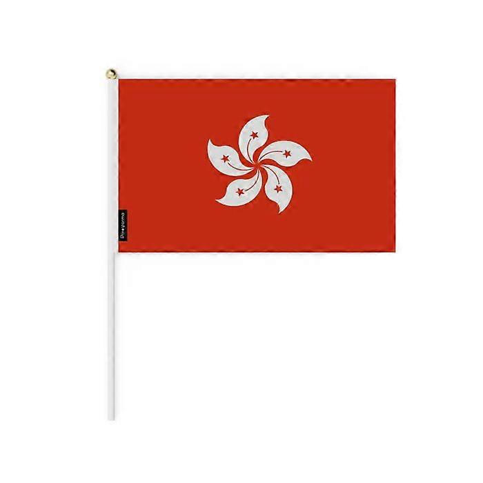 Mini Flag - Hong Kong - 30 x 45 cm - 50 pieces - Polyester - Lightweight - Double-sided