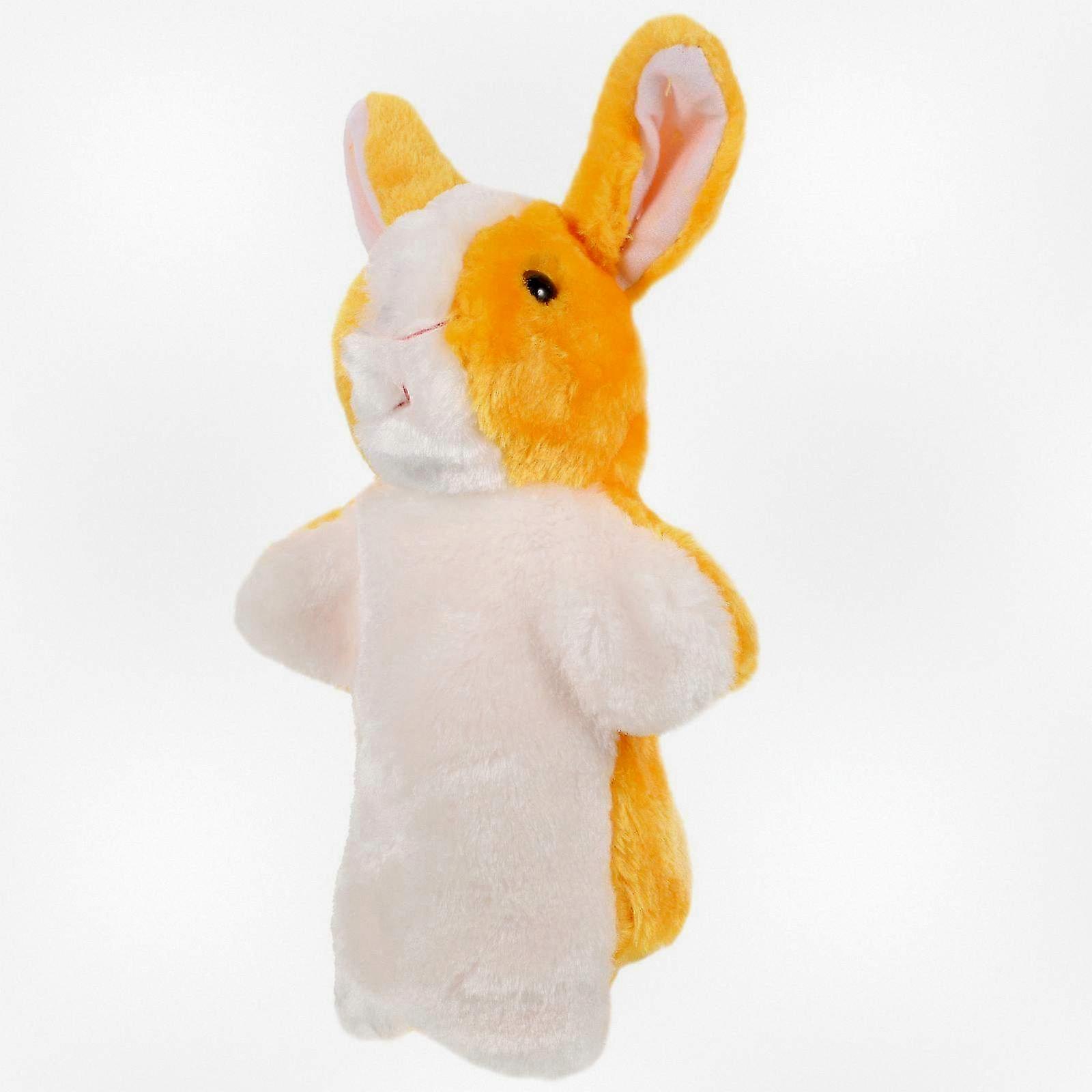 Adorable Rabbit Shape Educational Hand Puppet for Engaging Fun Animal Playtime Activity Suitable for Various Brands