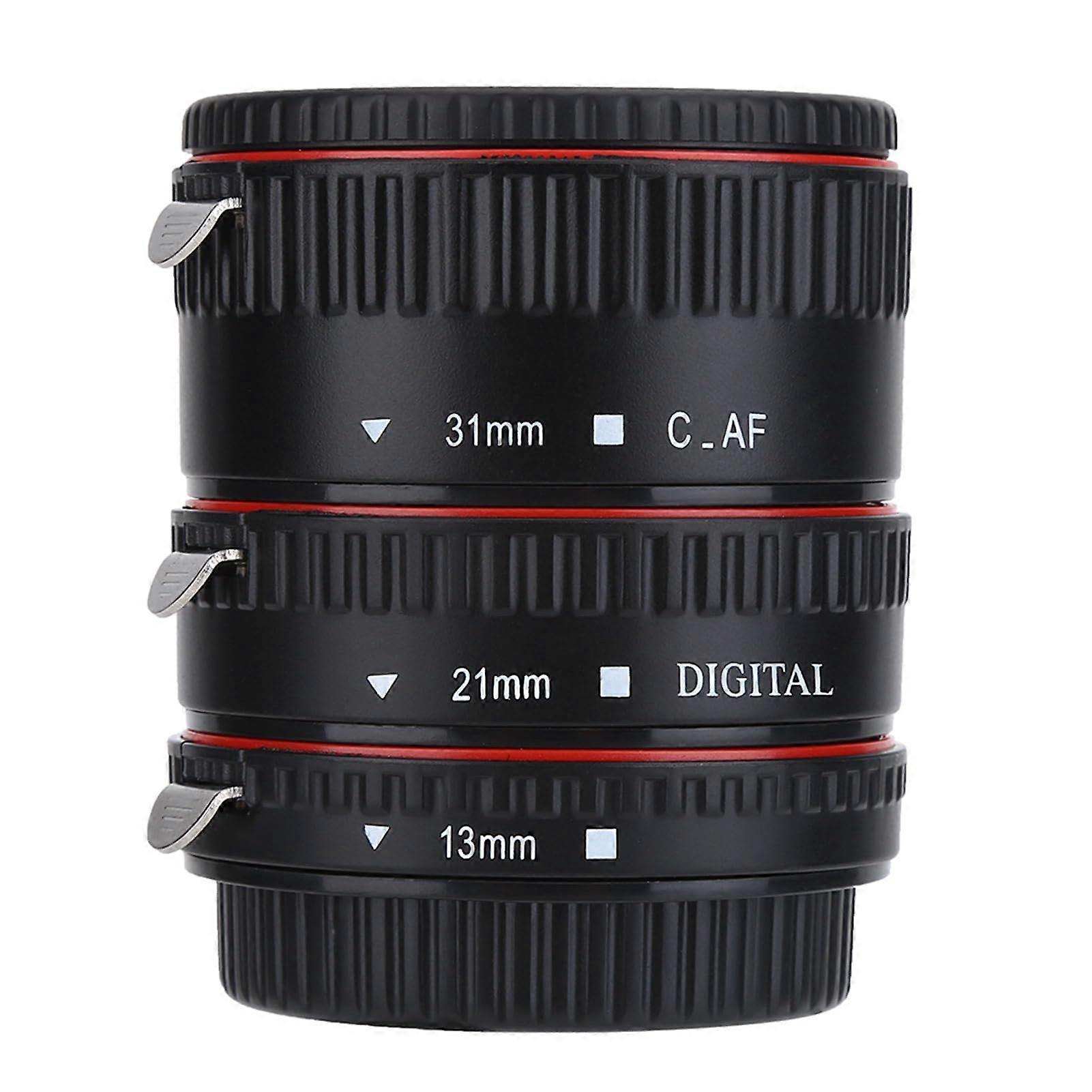 Macro Adapter Lens,Fits Tightly onto Camera EF Mounts, with 3 Rings Combinations for Close Up Shot, Provides Better Quality Images