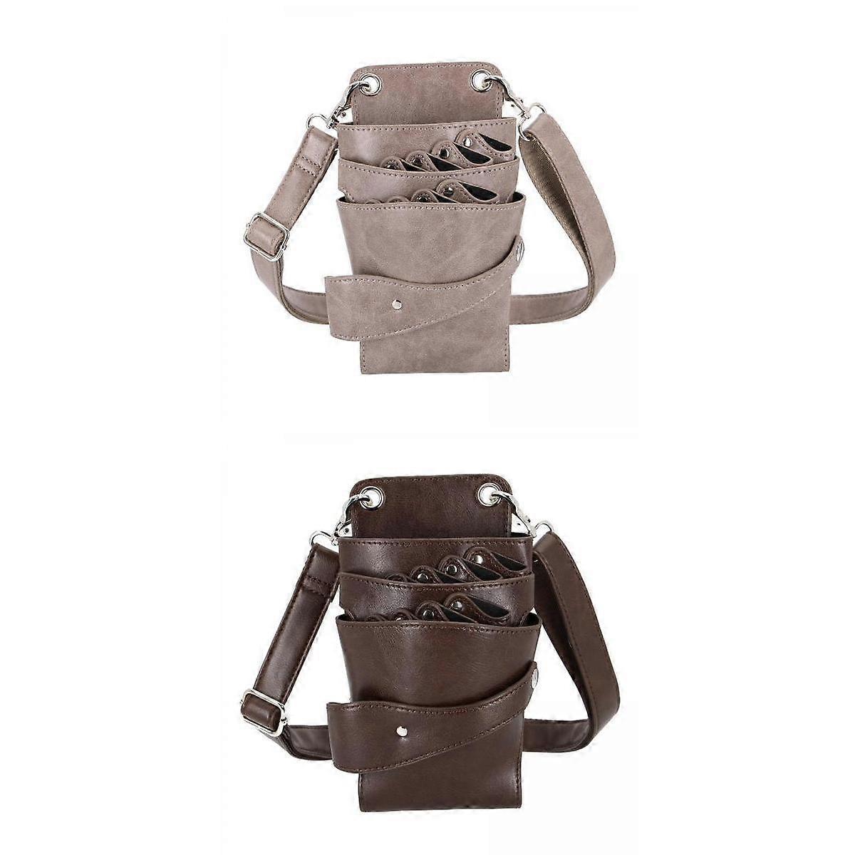 2 قطعة تصفيف الشعر مقص حقيبة الحقيبة الخصر حزمة بو مصفف الشعر حزام صالون