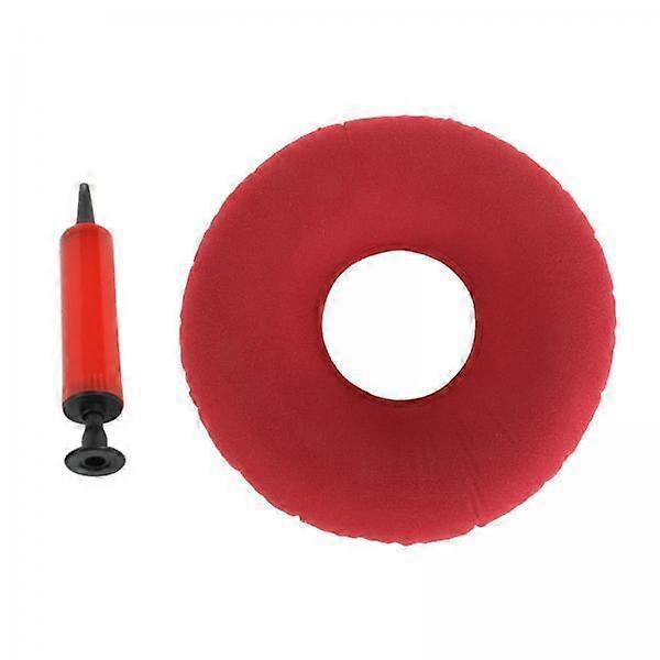 5xInflatable Donut Cushion Seat Pad 15'' for Postpartum Red