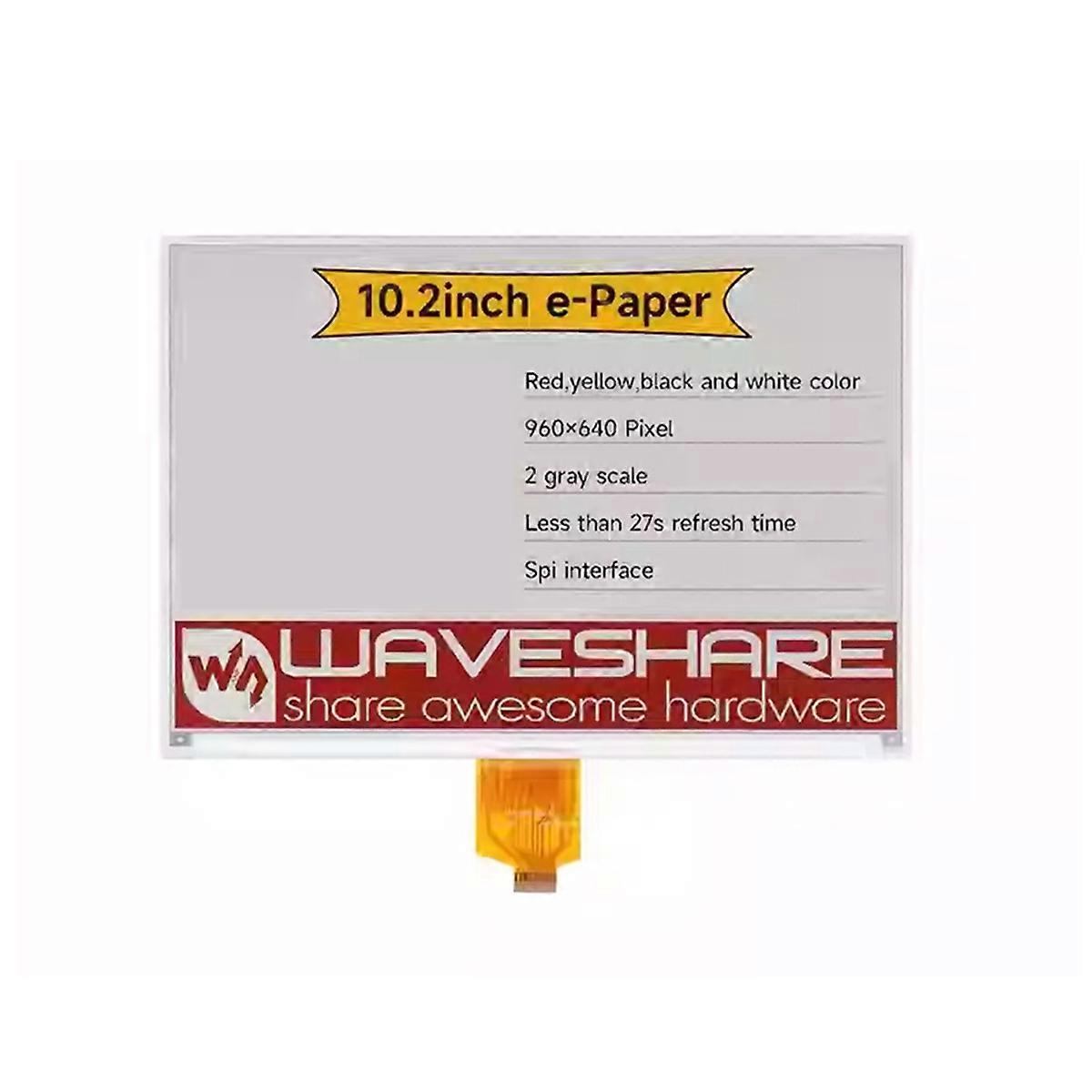 10.2inch E-Paper Display (G) E-Ink Display for / Nano/Audio/ESP32 960x640 A
