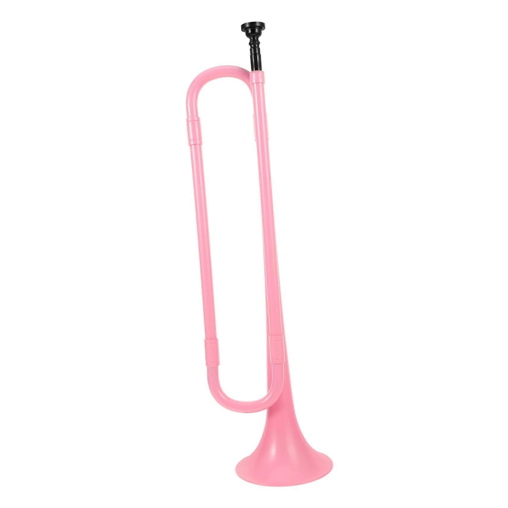 Youth B-flat Trumpet for Beginners - Plastic Wind Instrument for Stage Performance - Lightweight Durable Design for Teens