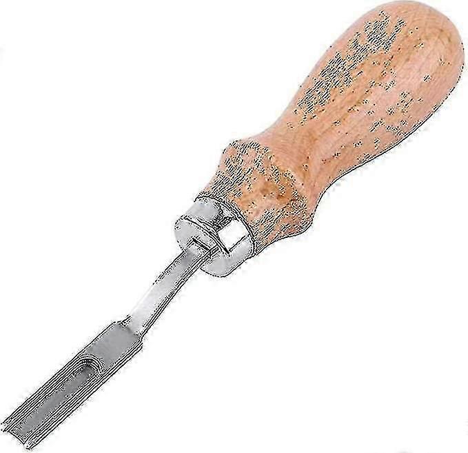 Leather Working Wide Edge Bevel Tool Turning And Cutting Tool Wooden Handle