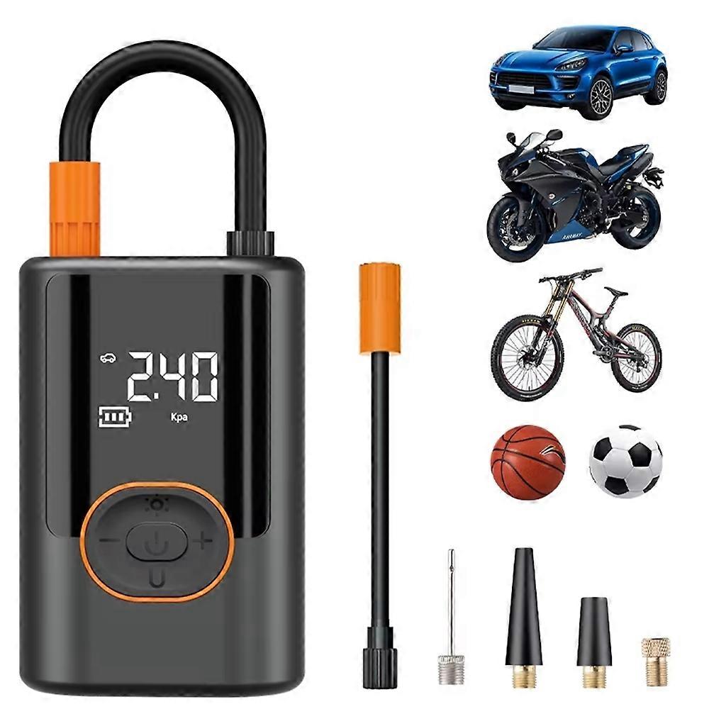19 Cylinders Wireless Car Tire Inflator High Pressure Portable Air Compressor with Power Bank