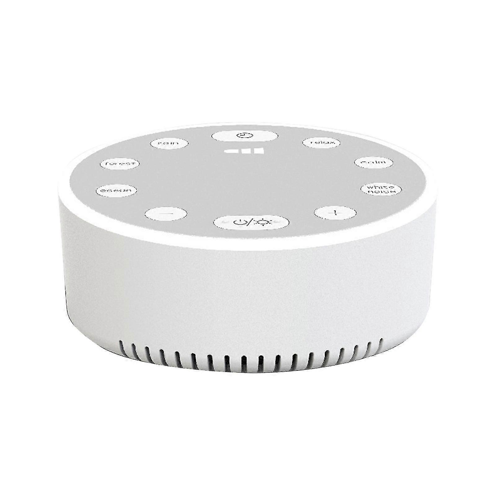 White Noise Sleep Sounder, White Noise Sleep Aid, Mood Regulation, Breathing Light Speaker, Portable And Compact, Comfortable To Sleep.