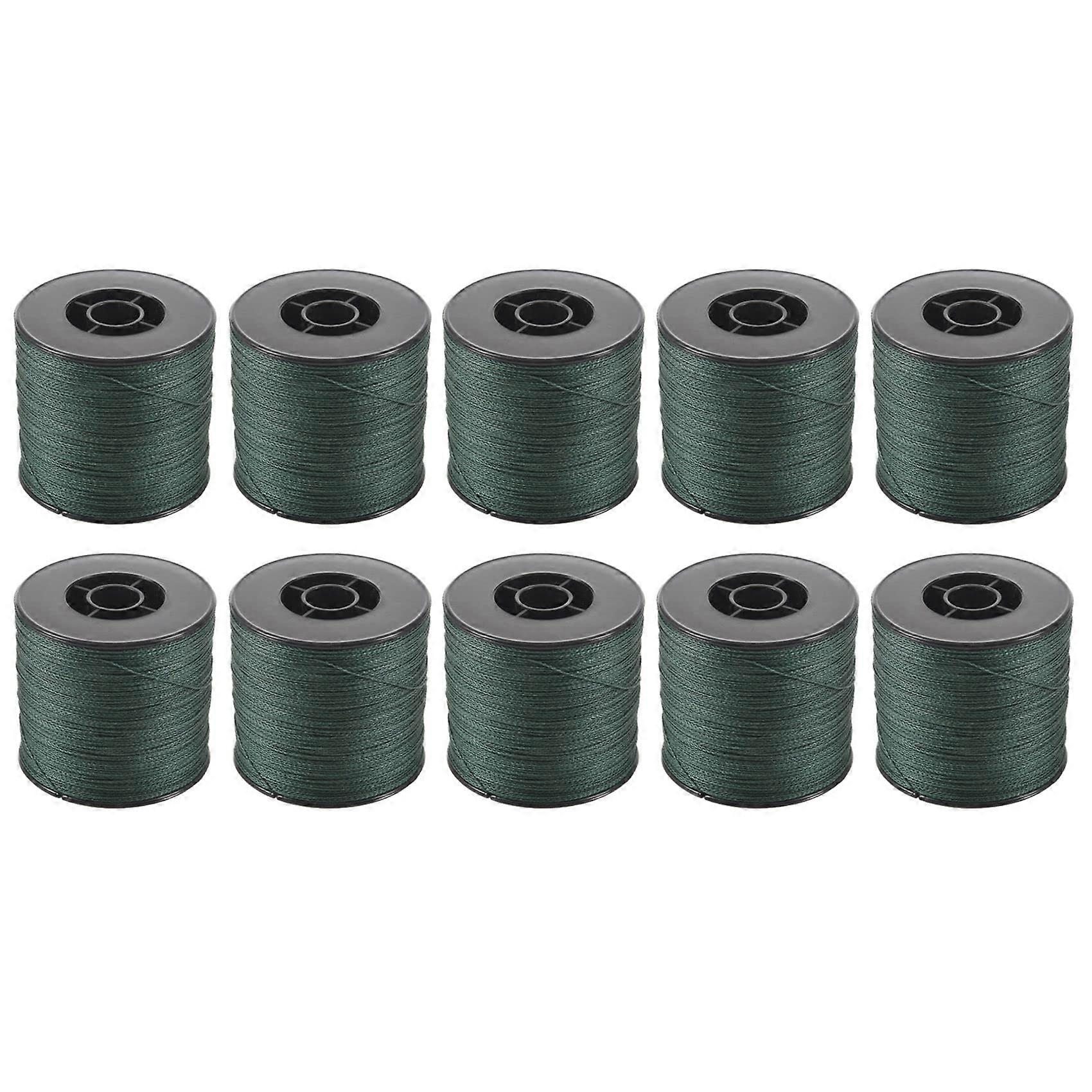 500M 100Lb 0.5mm Super Strong Braided Fishing Line PE 4 Strands Dark Green Color