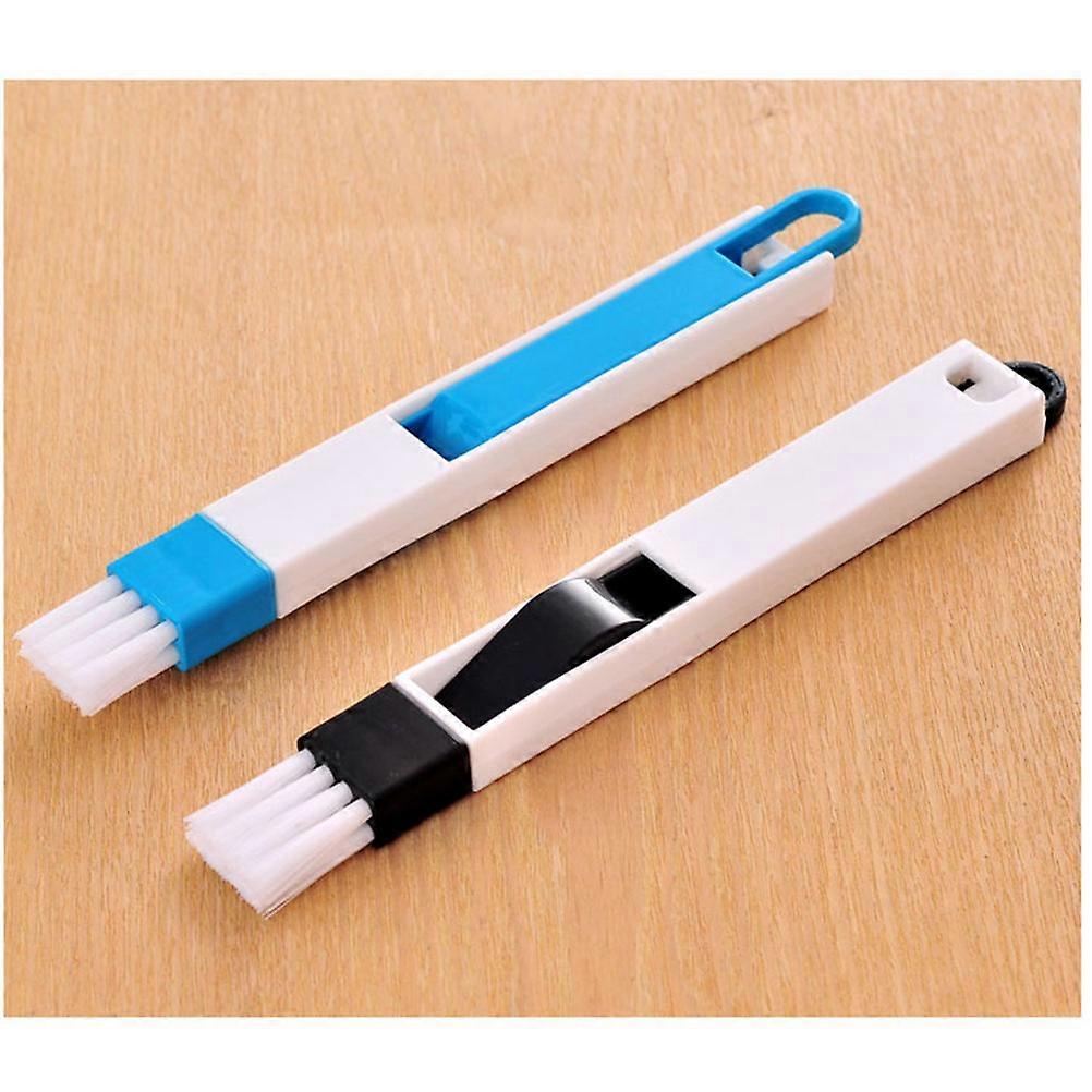 Versatile Mini Brush with Detachable Dustpan for Window Tracks, Keyboards and Corners