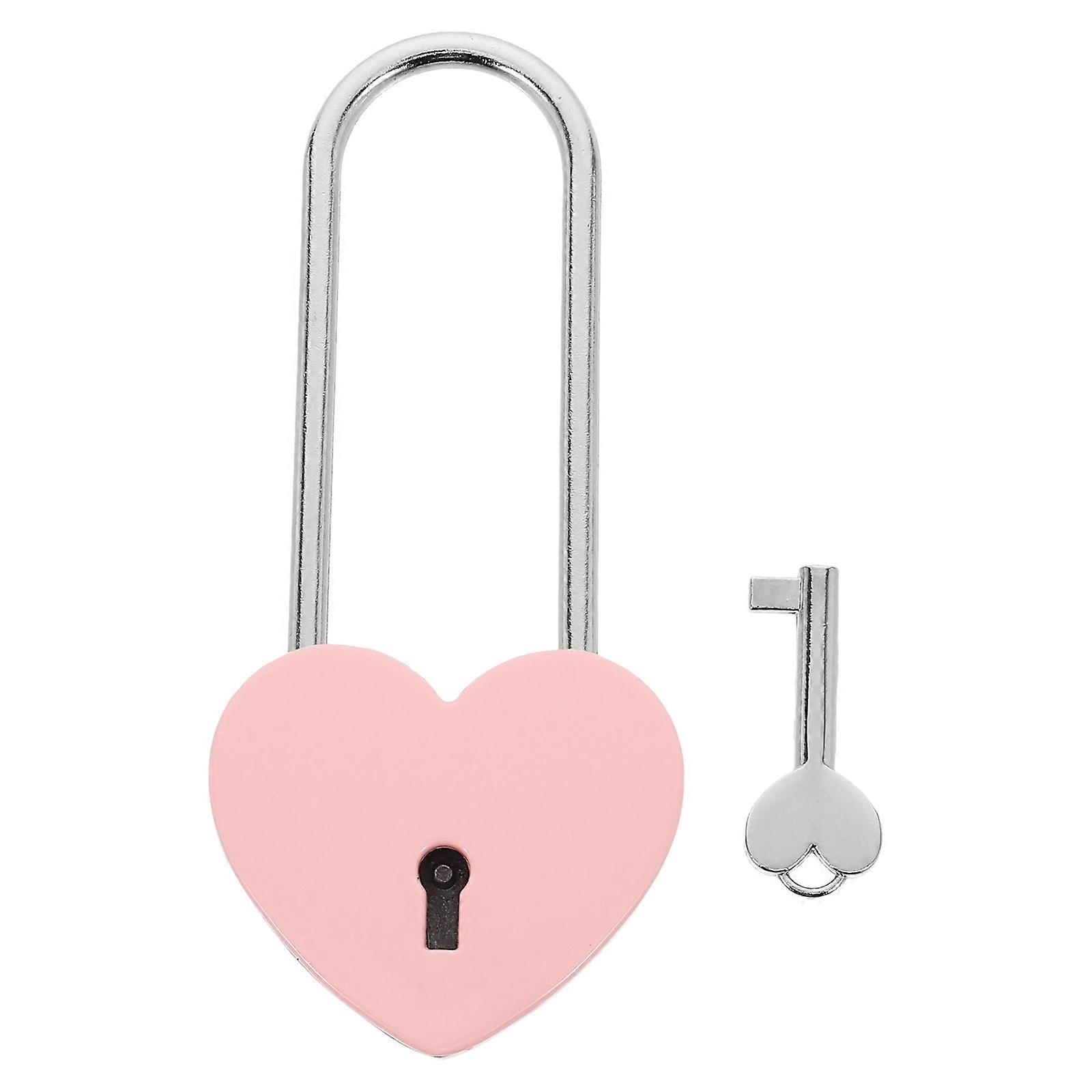 Portable Heart Padlock, Ensures Safety with Robust Construction