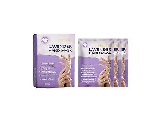 unbrand Lavender Hand Mask Hand Spa Mask Infused Collagen Vitamins Anti-aging Repair Rough SkinHand