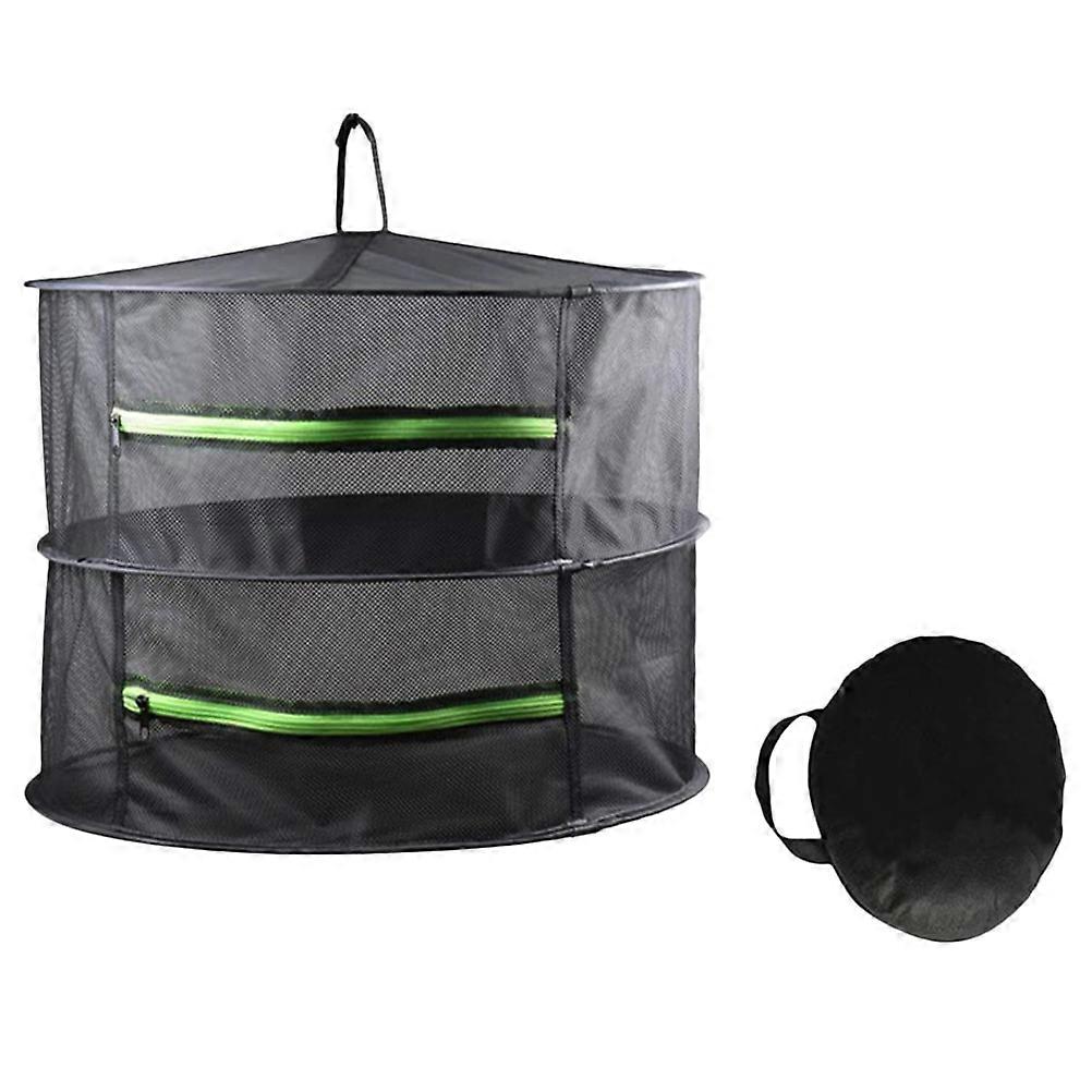 Versatile Net for Ceiling Hanging Multi Function Fruit and Vegetable Drying Net Bag High Elasticity 60X50cm Black 1 Pc