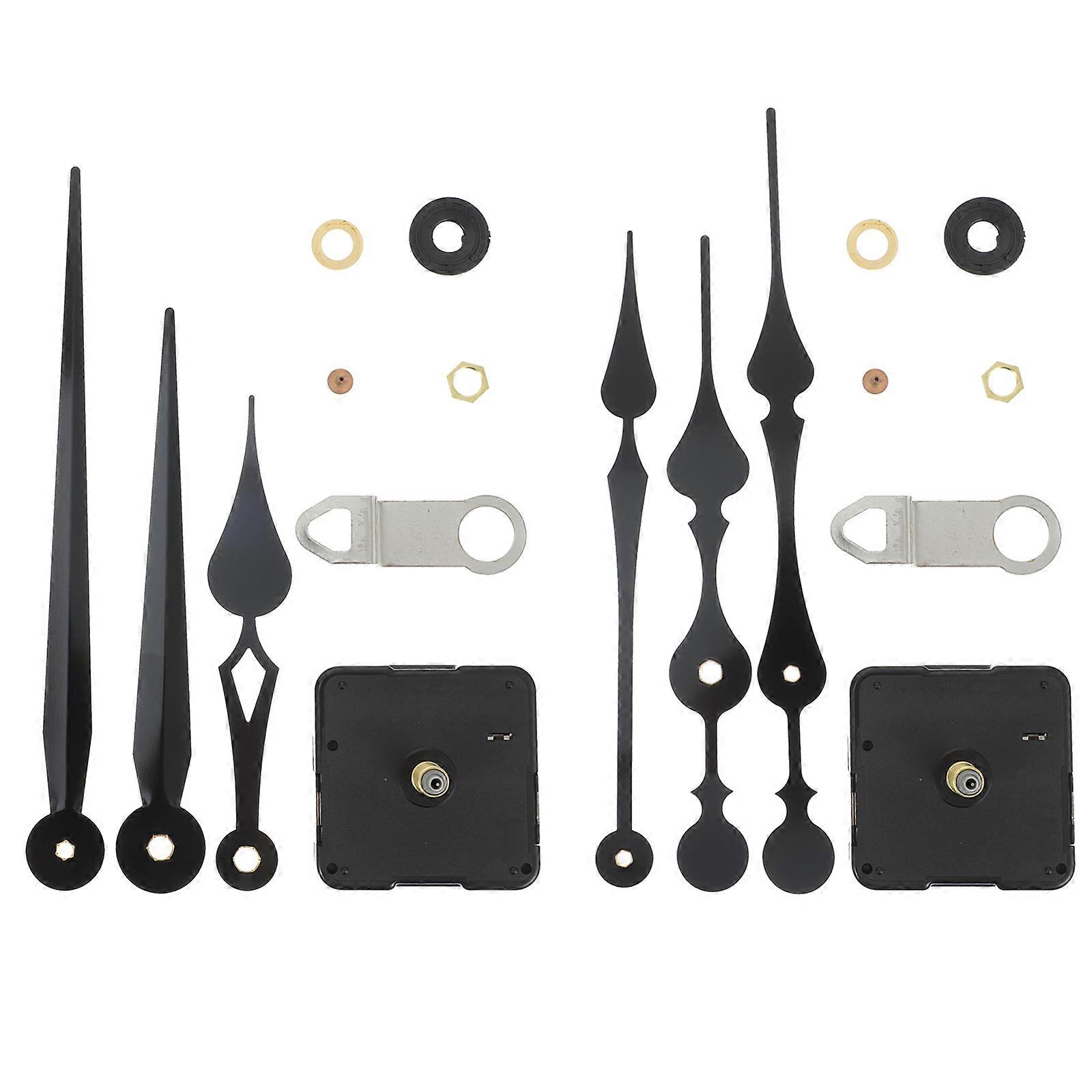 Clock Movement Replacement Part High Torque Round Simple Design Quartz Clock .5X2CM 2Sets