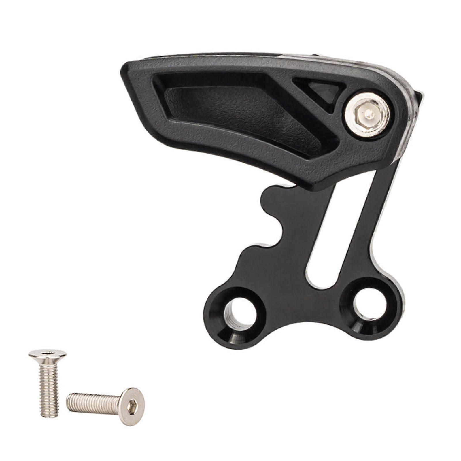Bicycle Chain Guard, Low Direct Mounts, Chain Stabilizer, Aluminum Alloy, Black Bicycle Chain Protection Device