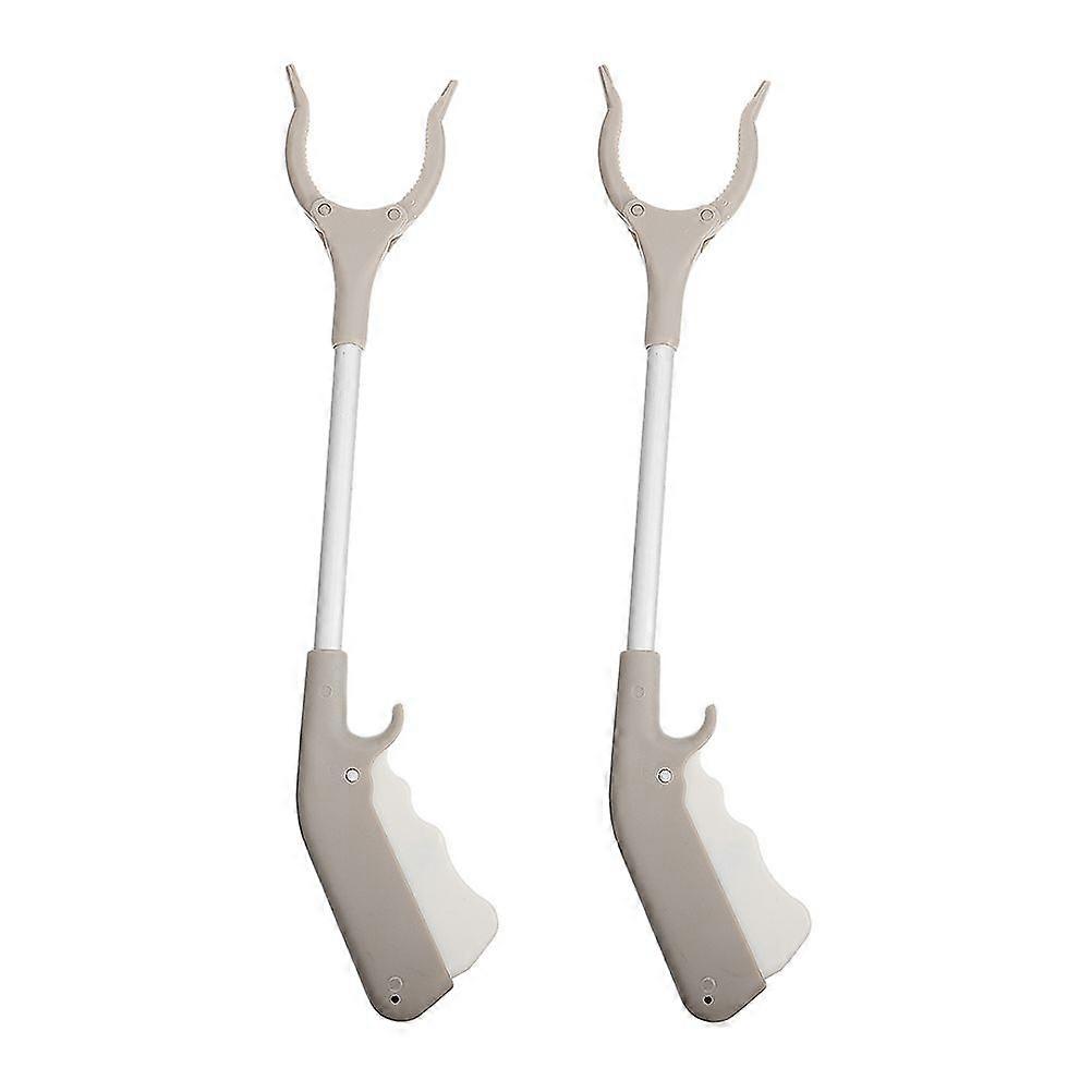 2pcs Heavy Duty Trash Grabber Tool For Seniors Reacher Tool For Picking Up Litter And Garbage Flexible Grabber For Groceries