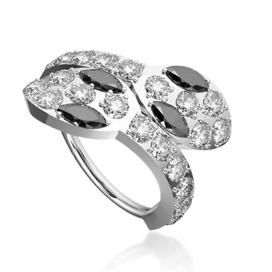 316L Surgical Steel Cz Jewelled Double Headed Snake Hinged Segment Clicker