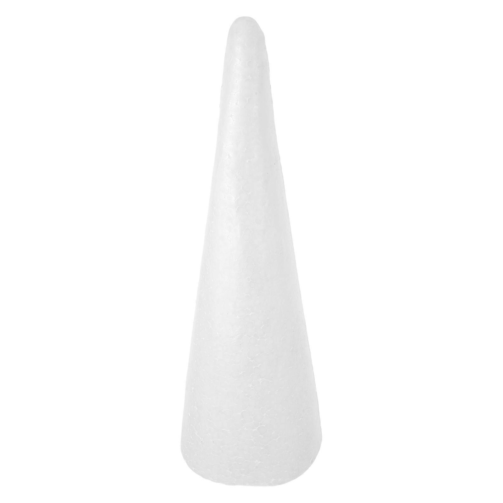 Foam Cone For School Projects Diy Enthusiasts White 39.50X13.00X12.50CM 1Set