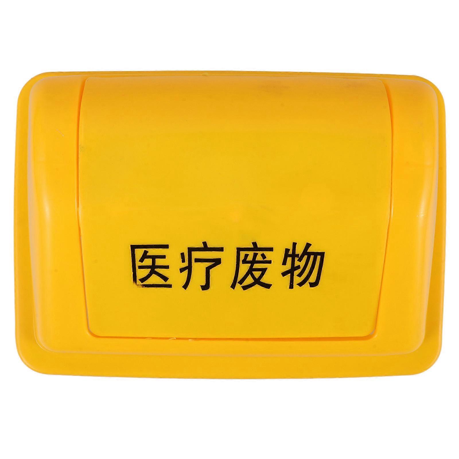 Lid For Waste Bin Portable Trash Can Cover For Hospitals Simple Design 1Set
