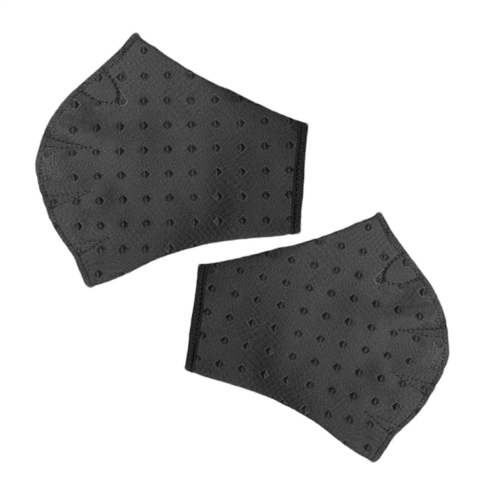 Swimming gloves for women, Aquatic training gloves, Neoprene mittens with wrist loop, Black L