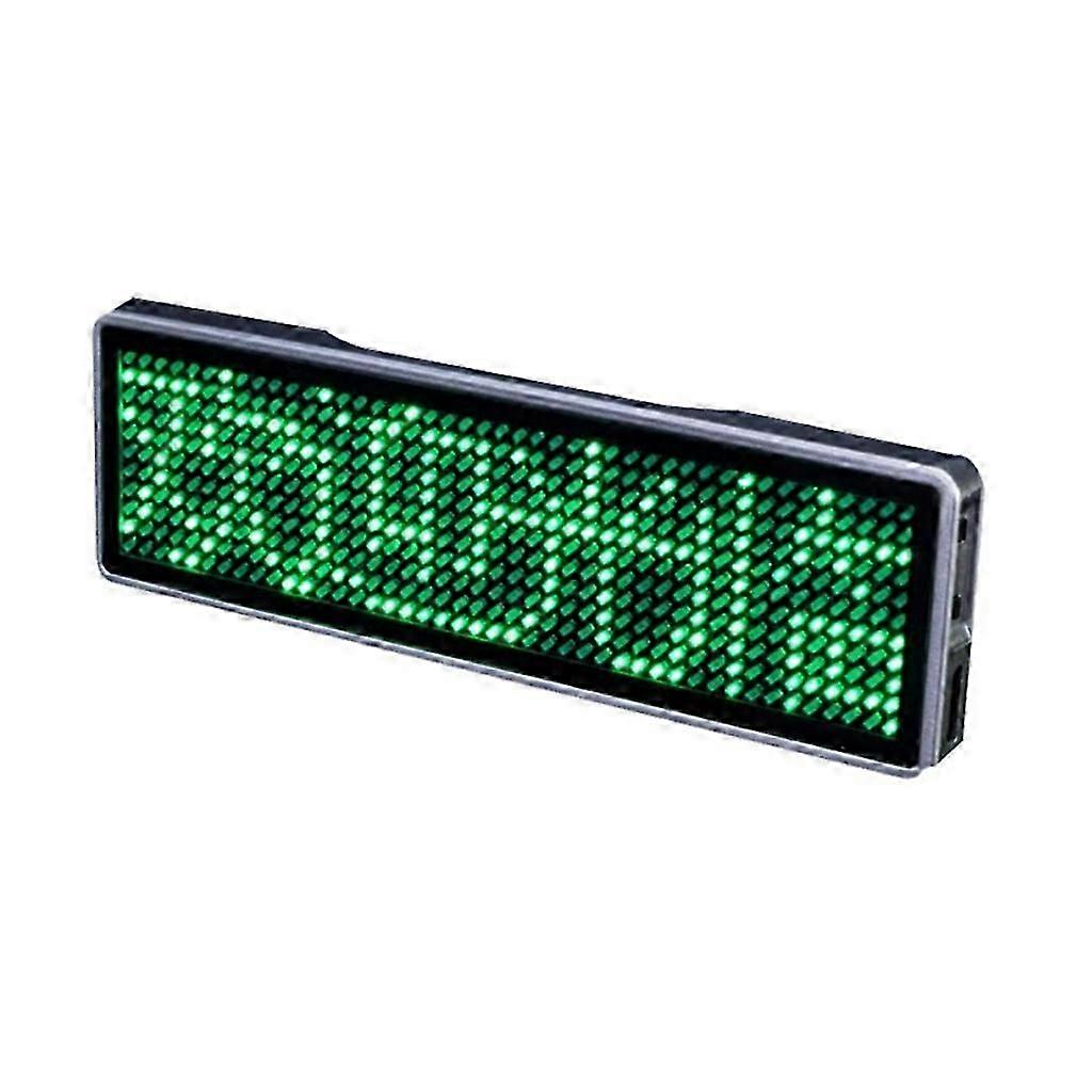 Led Name Badges Wireless Rechargeable LED Name Tags for Bar Hotel Party School Supermarkets Rechargeable Name Tags