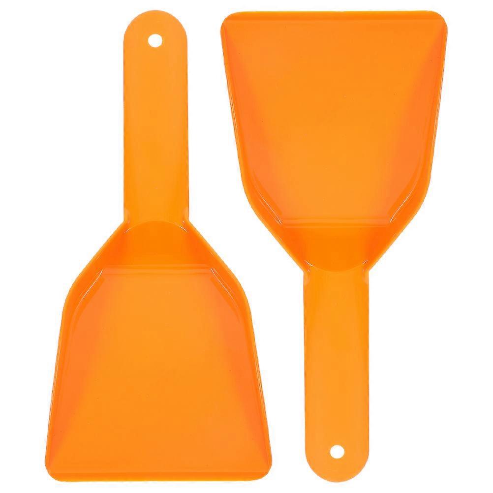 Ice Removing Tool Frost Orange Color 28.00X11.20X2.50CM Freezer Maintenance Durable Construction 2Pcs