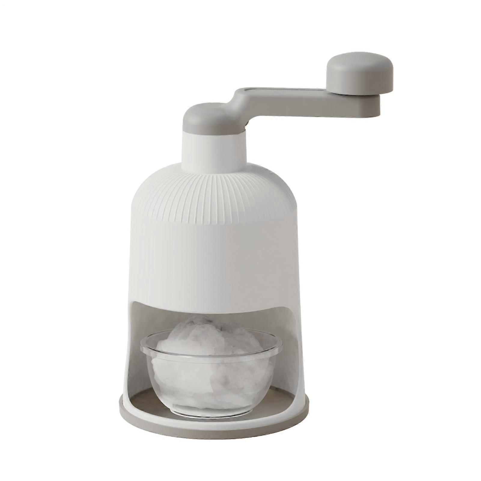 Handheld Ice Crusher for Snow Cones, Ideal for Kitchen Grey