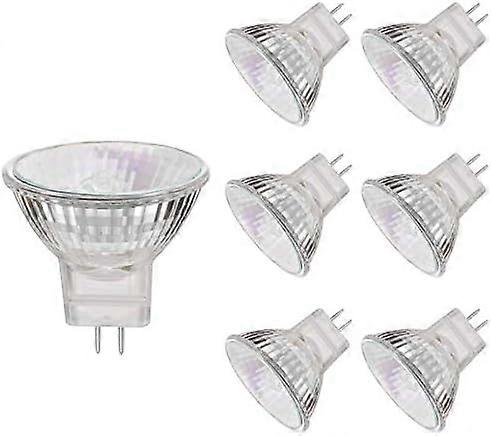 MR11 Halogen Light Bulbs, 20W 12V MR11 GU4 Halogen Spot Bulbs Lamp, Warm White,Pack of 6