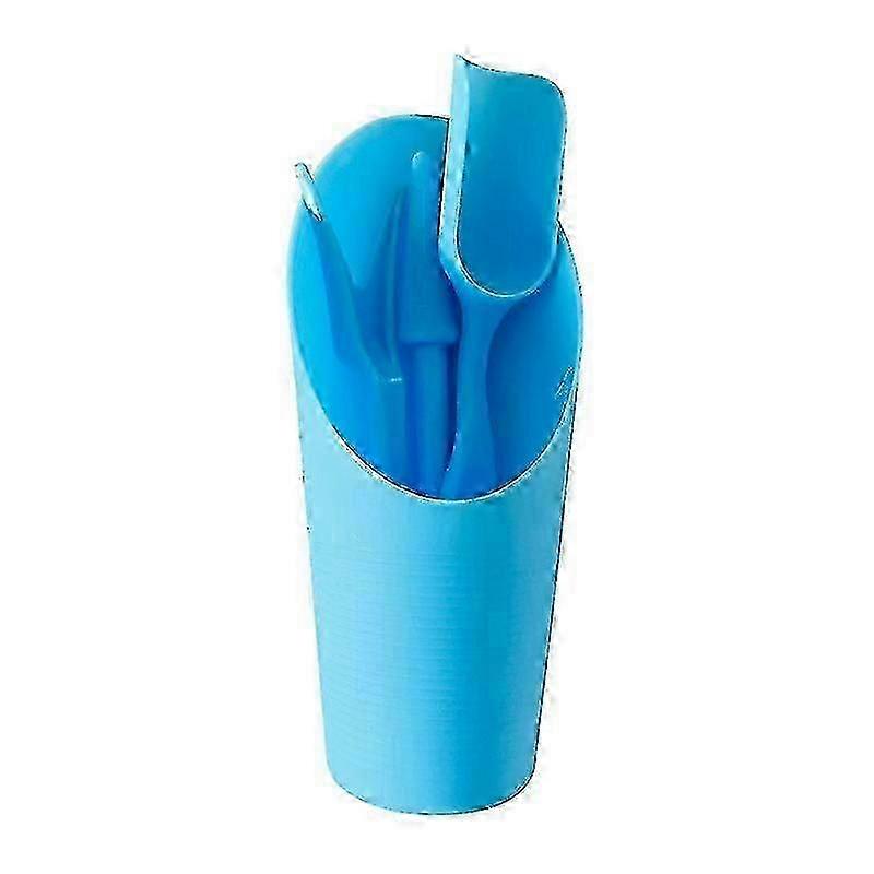 多肉植物植栽ツール、4pcsガーデンプランターキット、盆栽移植アクセサリー、DIY苗掘削装置、青い園芸ツール