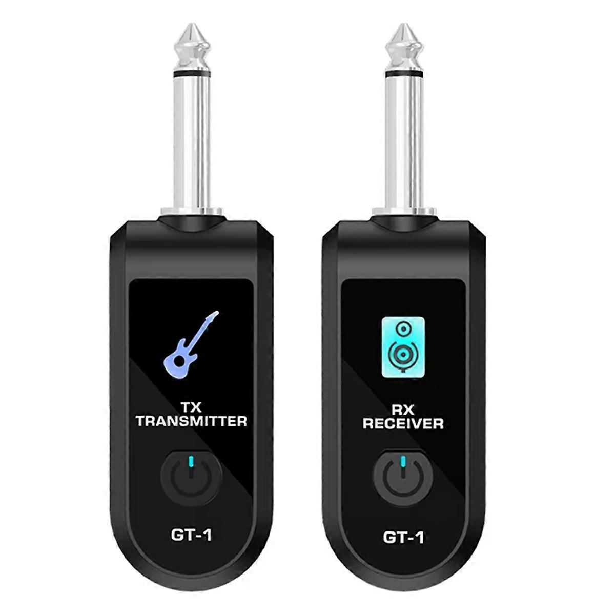 2.4G Wireless Guitar System Rechargeable Lithium Battery,B