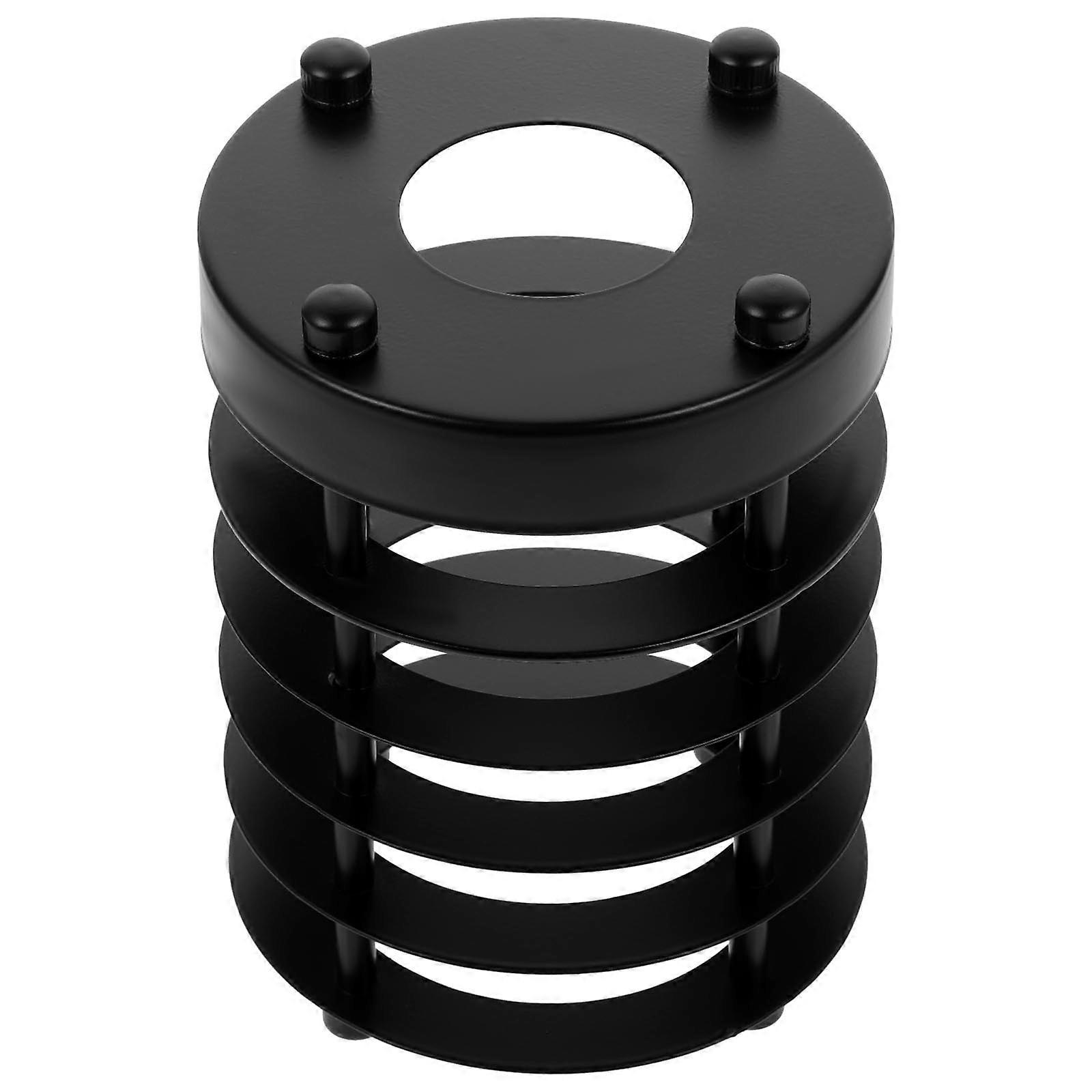 Vintage Black Iron Wall Lamp Holder for Home with Retro Design and Durable Quality 1Pc