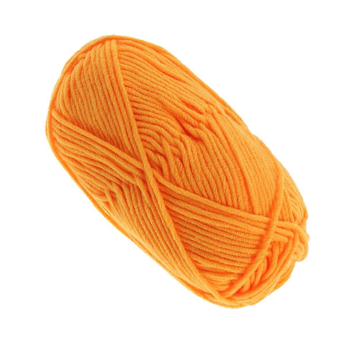 غزل الكروشيه محبوك الغزل للقبعات الأوشحة DIY مشاريع ذهبية مكتنزة غير الحديد الحليب 1 قطعة