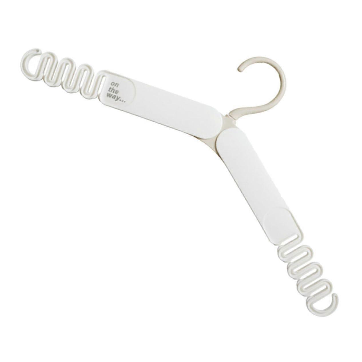 Foldable Plastic Clothes Hangers Travel-Ready Collapsible Space-Saving Wardrobe Organizer