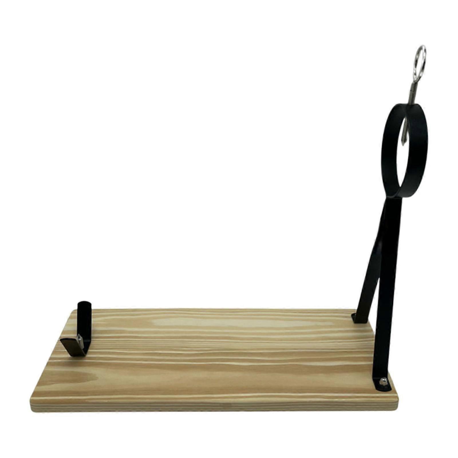 Multi-Functional Ham Holder for Slicing Italian Prosciutto, Crafted from Acacia Wood, Ideal for Culinary Uses