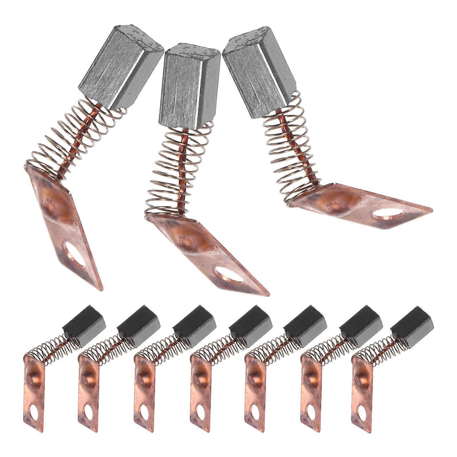 5 Sets Motor Carbon Brushes for Electric Drills, Angle Grinders, and Rotary Tools – Replacement Brushes for Power Tools with Easy Installation and