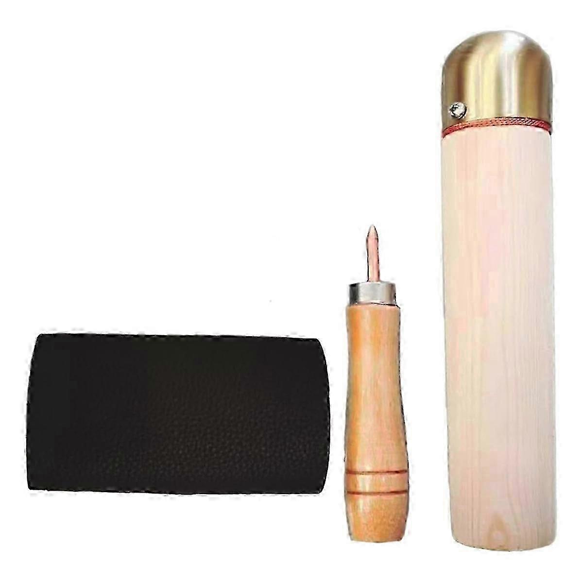 3 Pack Obsidian Stone Carving Tools, Flint Knapping Tools for Pros & Beginners