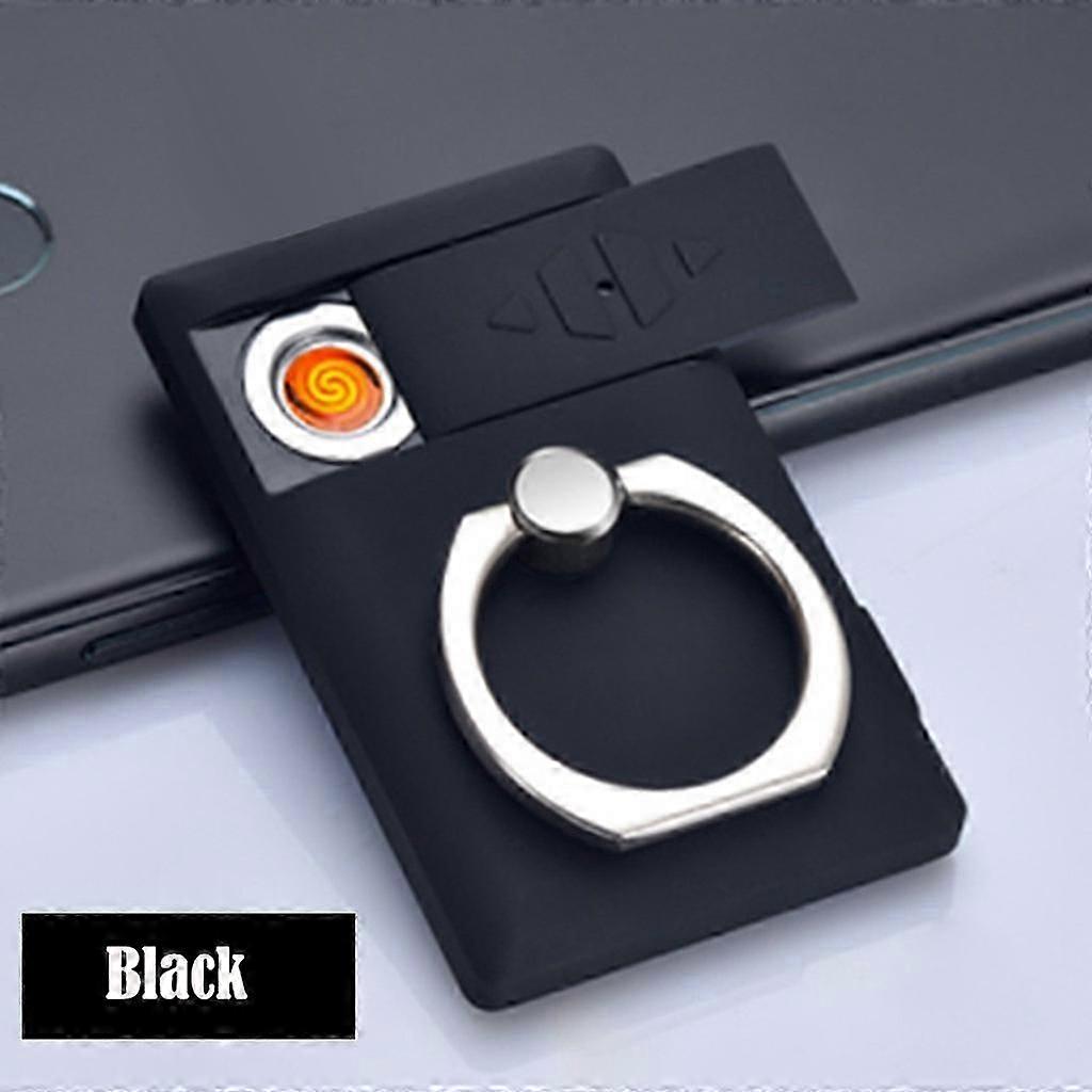 Electric Lighter Cigarettes USB Charging Rechargeable Flameless Phone Stand Lighter