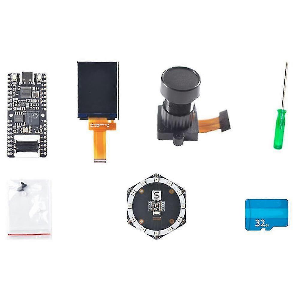 For Maix Bit Kit Board Risc-v Ai+lot K210 Breadboard With 2.4inch Screen/camera/mic /tf