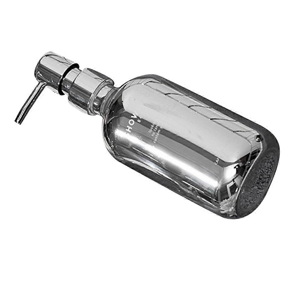 Empty Shampoo Dispenser Bottle For Bathroom Use Silver 500ML Reusable 1Pack