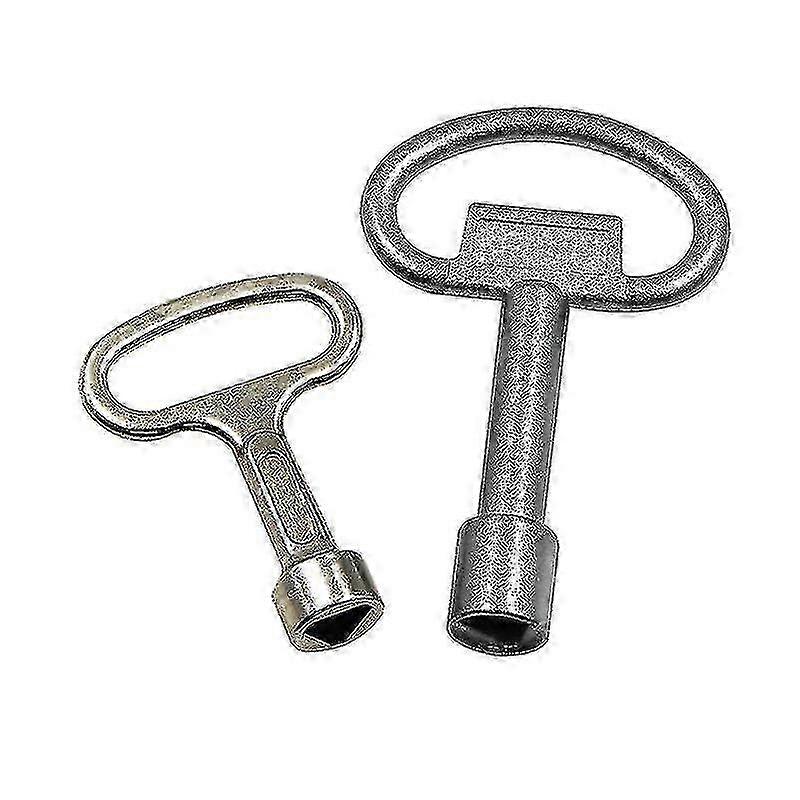 6pcs Metal Triangular Key for Gas Water Electric Meter and Valve Cabinet