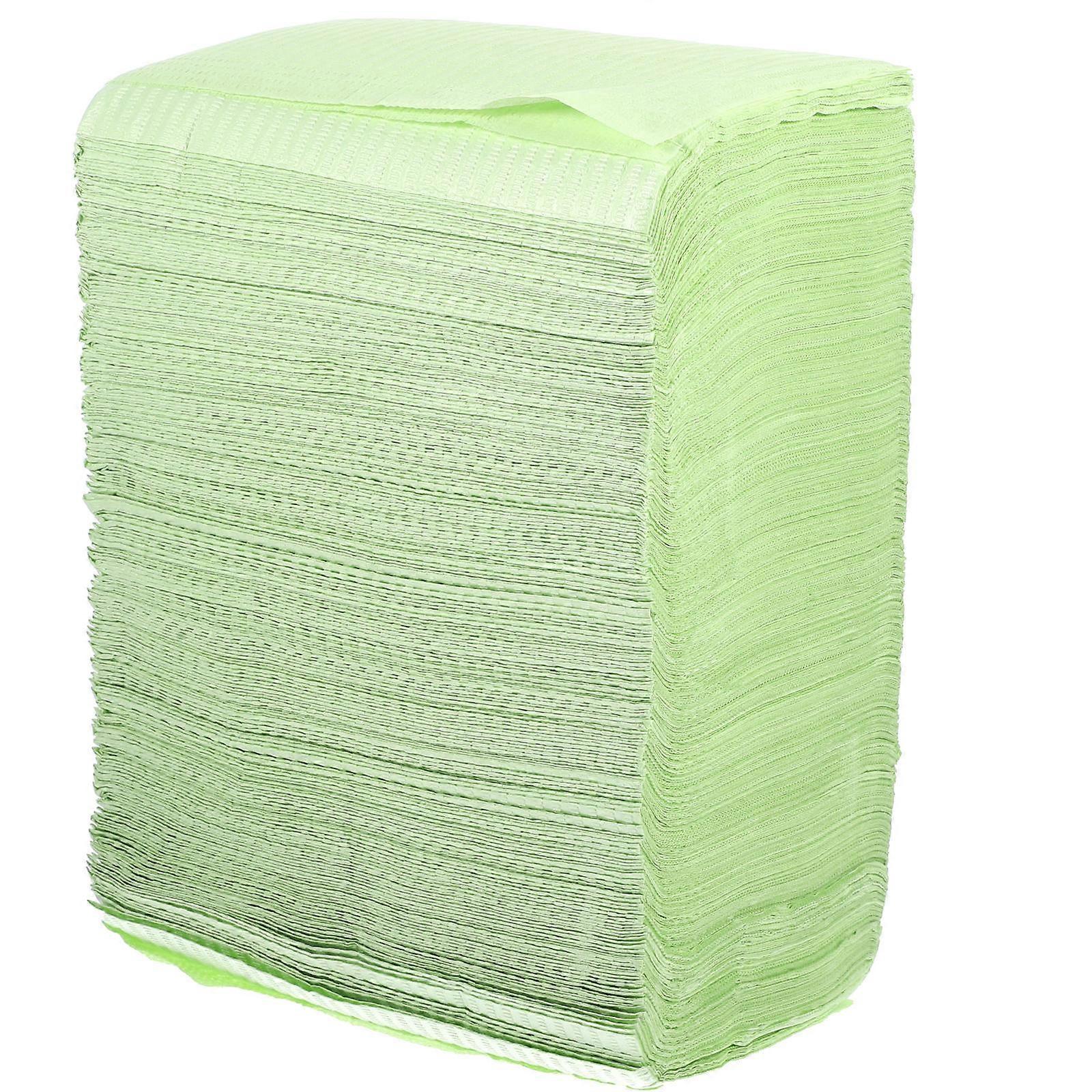 Spill Absorbent Pads Water Absorption Mats Beauty Supply Indoor Use Green 125Pack