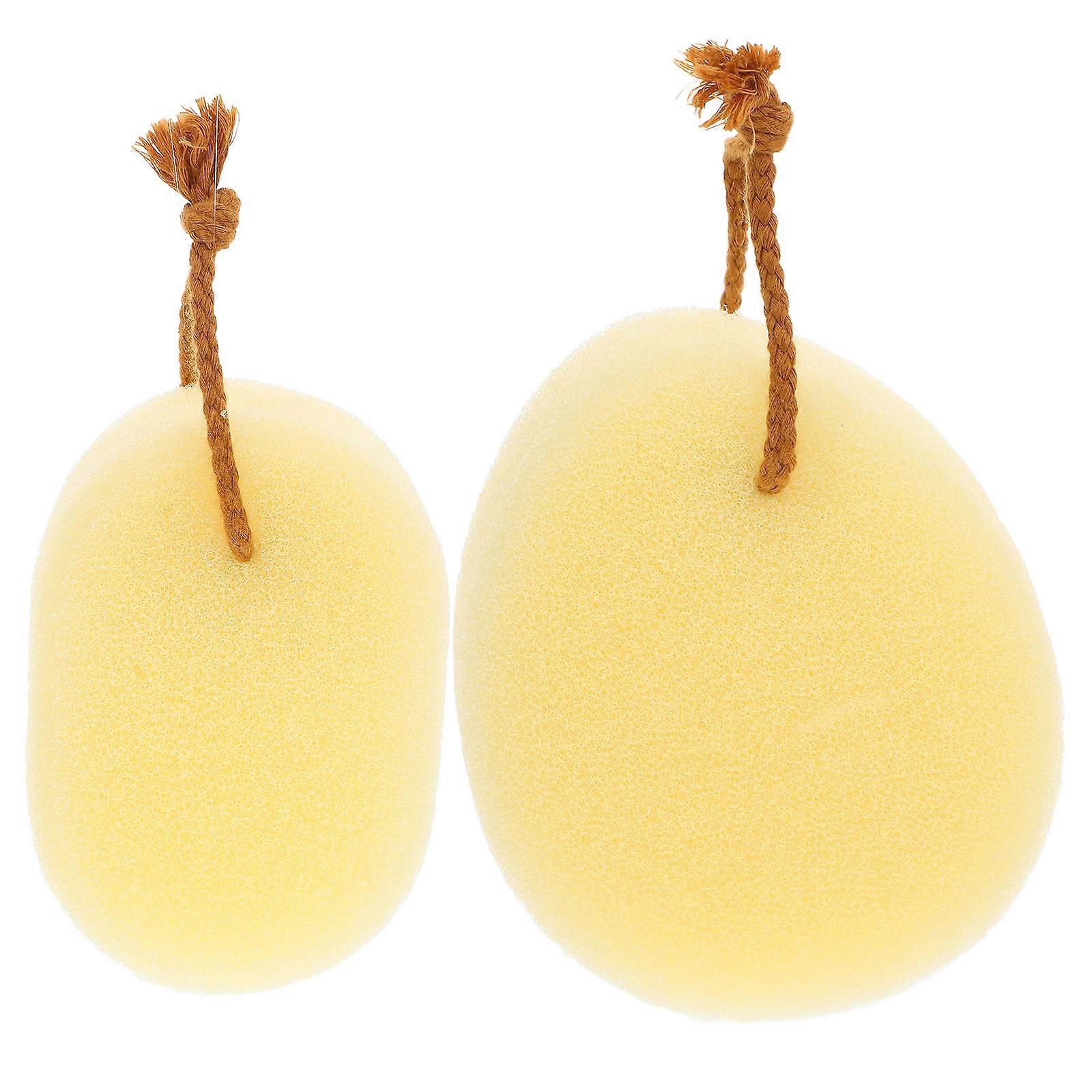 It looks like you're describing a product listing for a **bath sponge exfoliating back scrubber**. Here's a polished version of that product