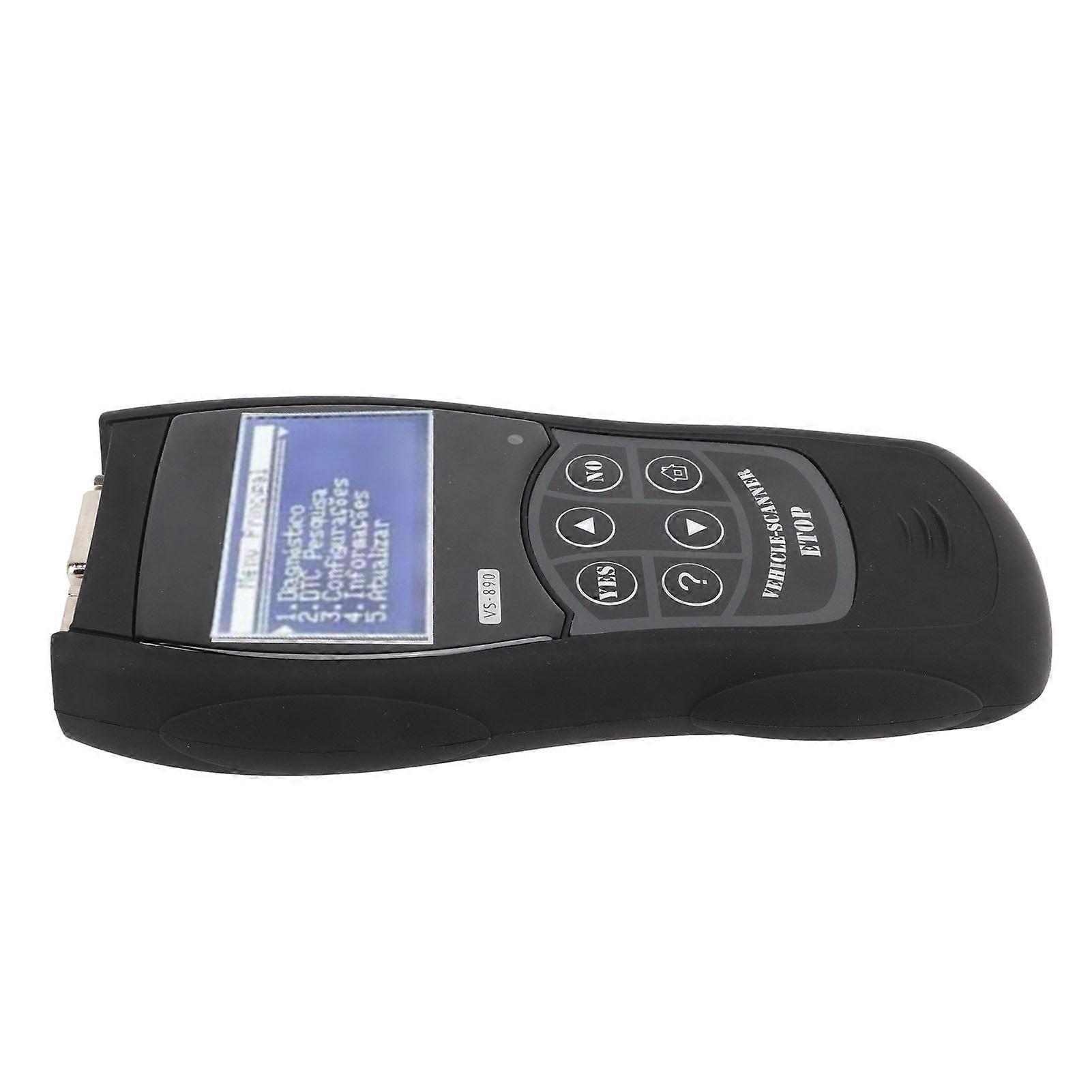 Car Diagnostic Scanner LCD Backlight Display 16 Pin 12V Multilanguage Auto Diagnostic Tool 