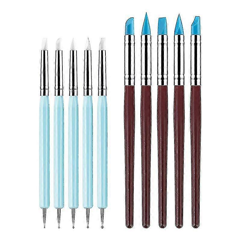 10pcs Plastic Clay Tools Modeling Clay Tools For Kids Shaping And Sculpting